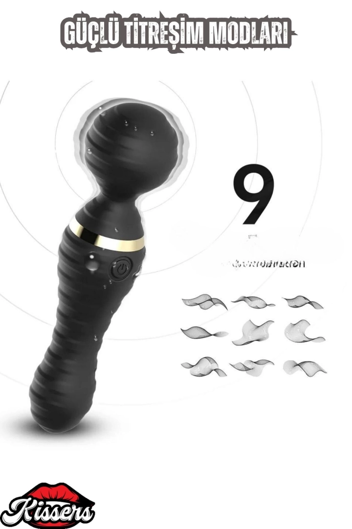 #6370 - Magic Wand Massager Çok Sessiz G Noktası Uyarıcılı Vibratör Masaj Alet
