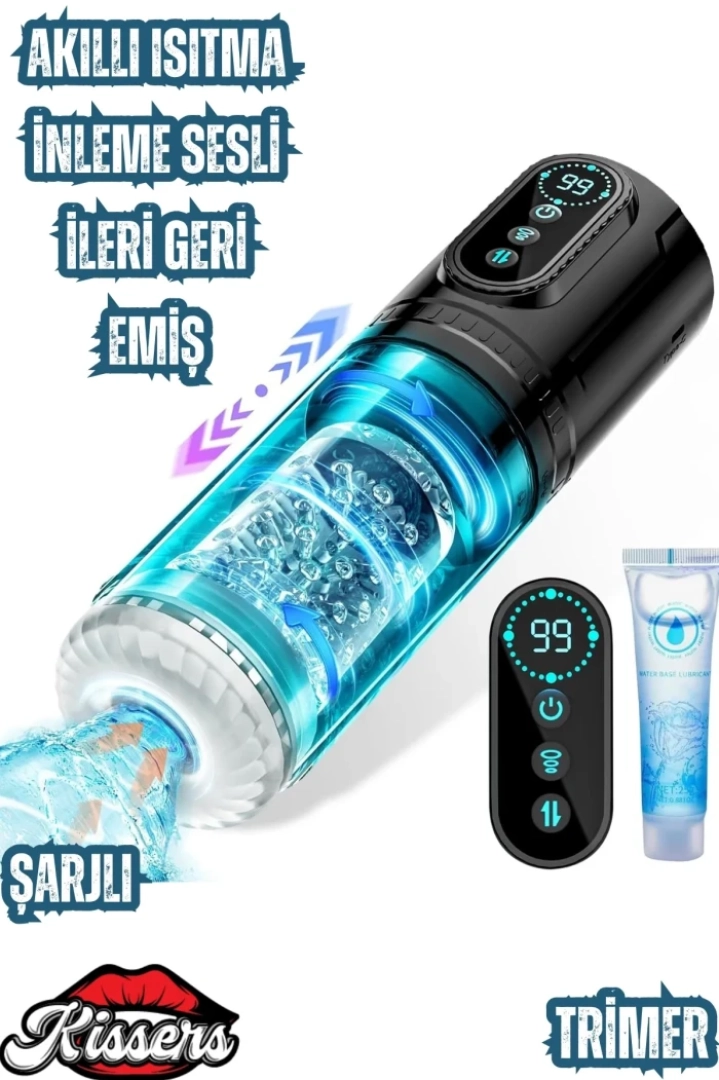 #7512 - Yüksek Teknolojiye Sahip Isıtmalı Suni Vajina Mastürbatörü