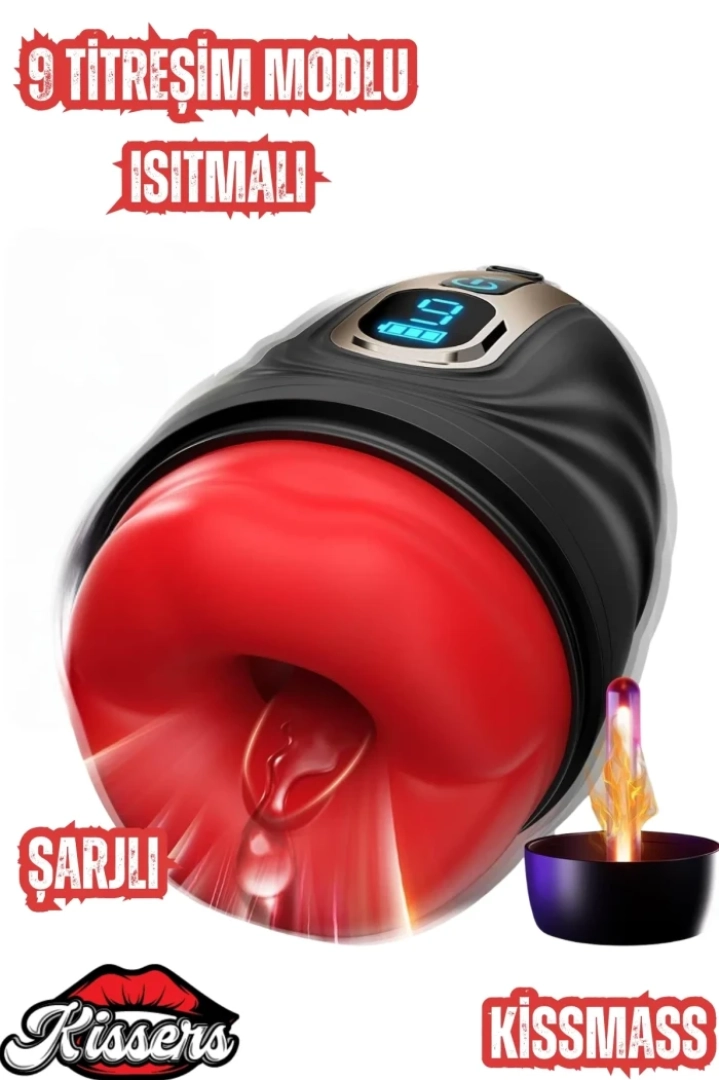 #7517 - Yüksek Teknolojili Akıllı Isıtmalı Suni Vajina Oral Mastürbatör
