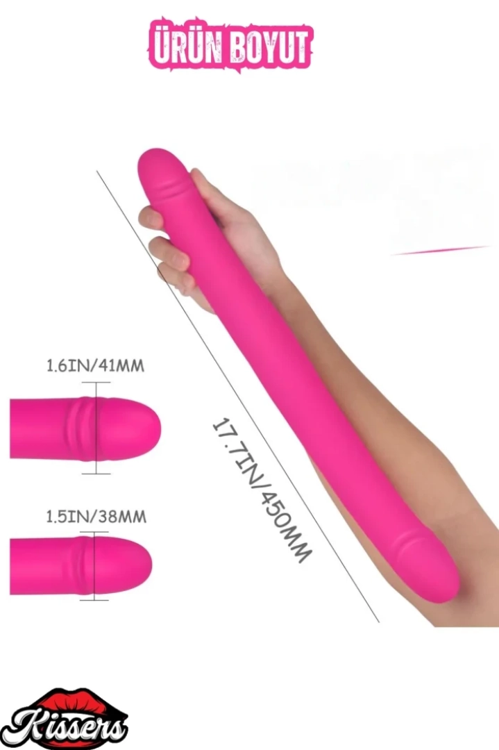 #7565 - Titreşimli Şarjlı Strapless Yapay Penis Vibratör - Çift Yönlü Hareketli
