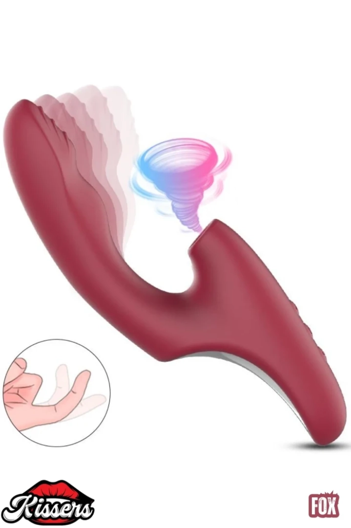#7571 - Şarjlı G-Spot ve Klitoris Uyarıcı Dalga Hareketli Rabbit Vibratör