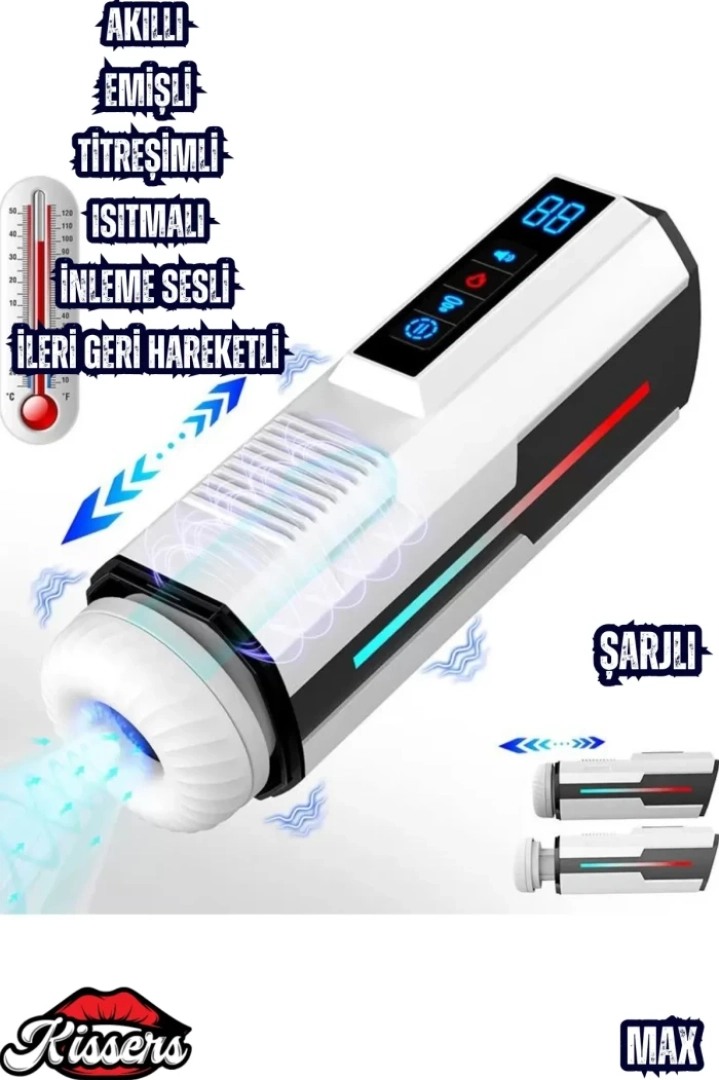 #7577 - Yüksek Performanslı Isıtmalı Otomatik Mastürbatör