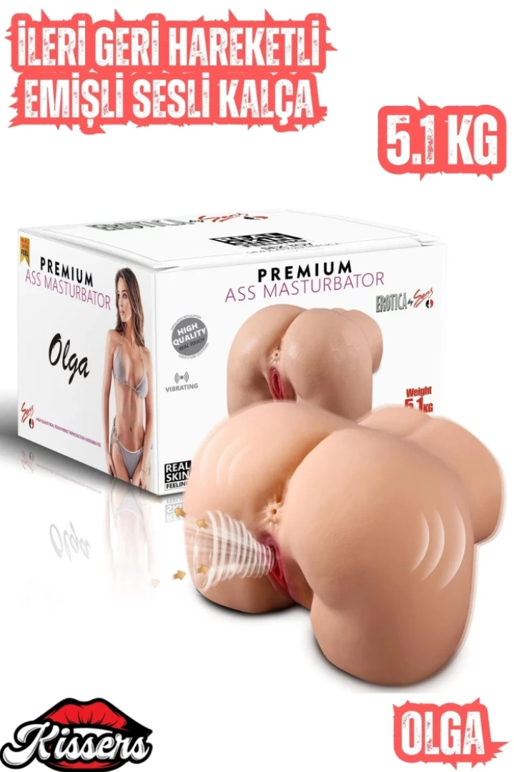 #7709 - Yüksek Performanslı Sesli Suni Kalça Mastürbatörü 5.1 Kg