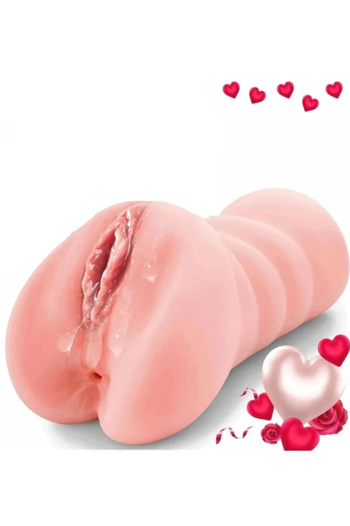 #7778 - Esnek Cilt Dostu Realistik Suni Anal Vajina Mastürbatör 3D