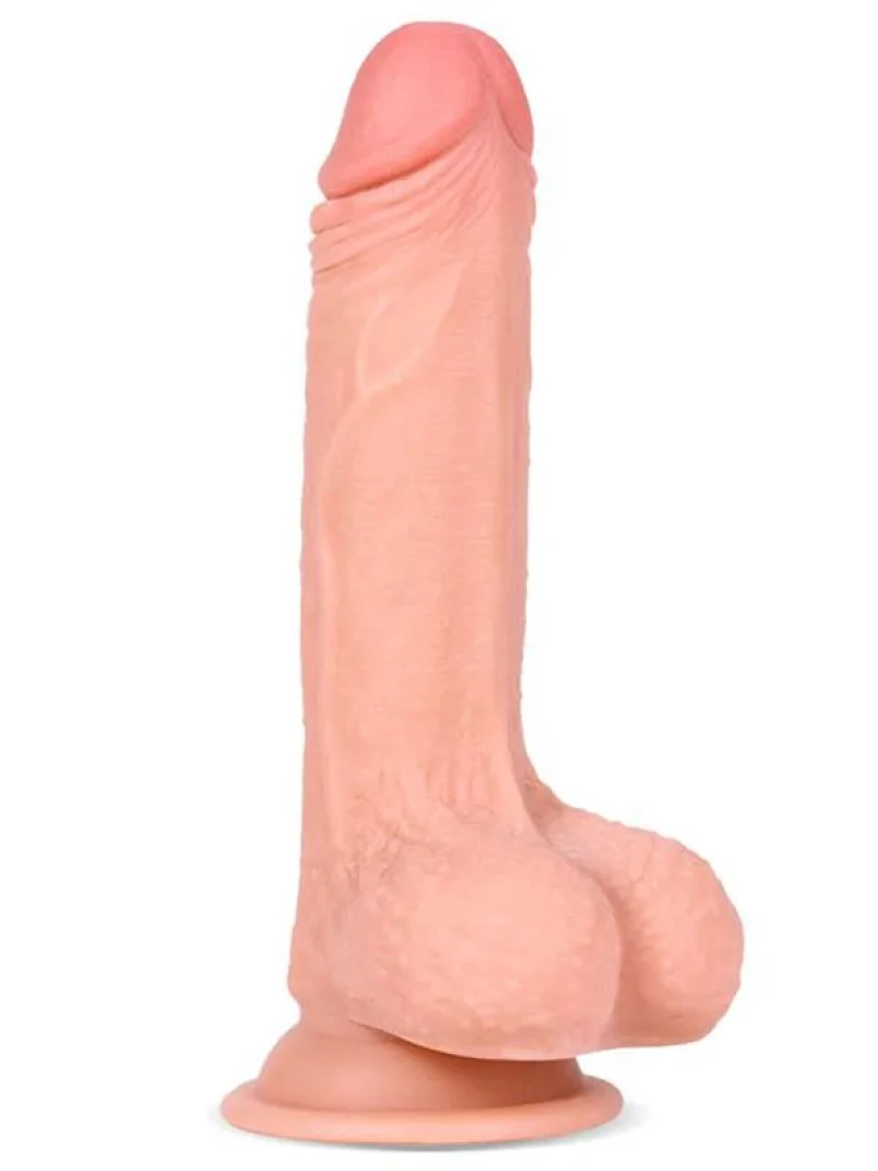 #10325 - 7&quot; Dual Layer Oynar Derili Realistik Penis 18 cm