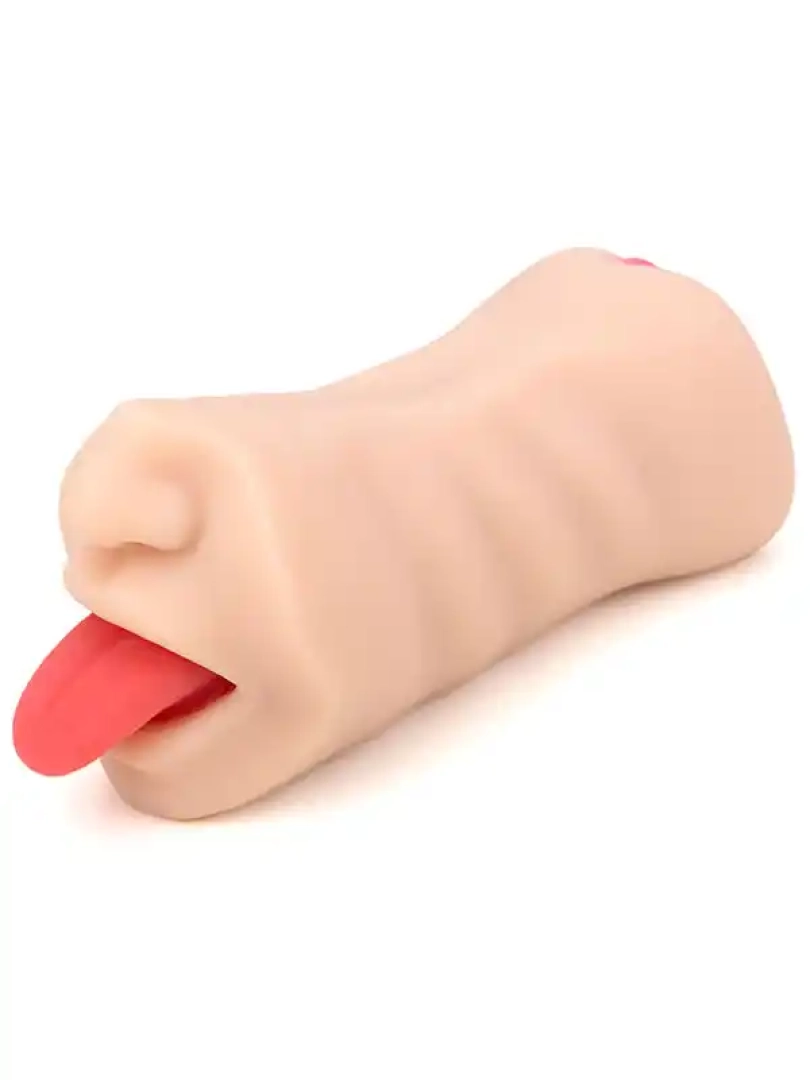 #10344 - Ağız ve Vajina Girişli Stroker Mastürbatör