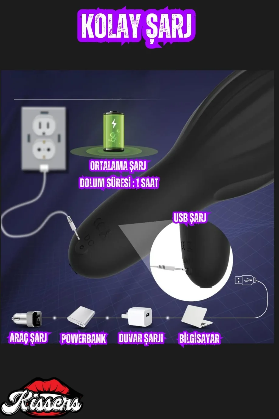 #693 - Güçlü Titreşimli Penis Başlığıyla Şarjlı Eğitim Vibratörü