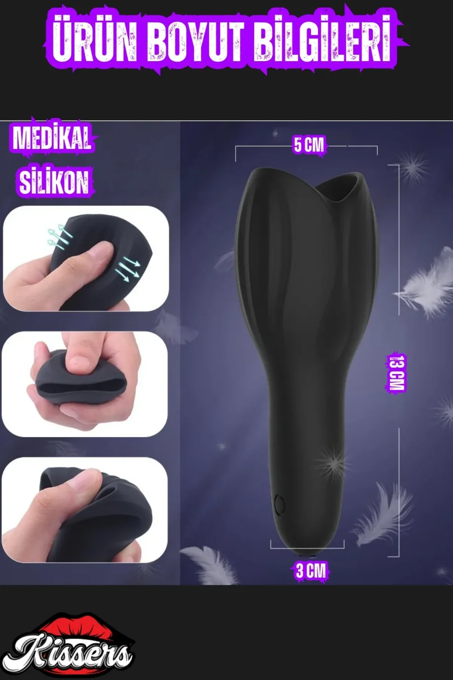 #692 - Güçlü Titreşimli Penis Başlığıyla Şarjlı Eğitim Vibratörü