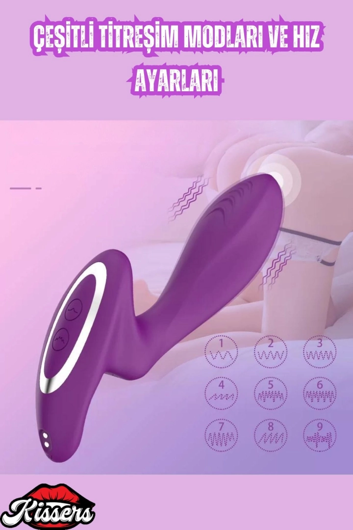#6461 - Klitoris ve Vajina Uyarıcı G-Spot Tapping Su Geçirmez Güçlü Titreşimli Vibratör