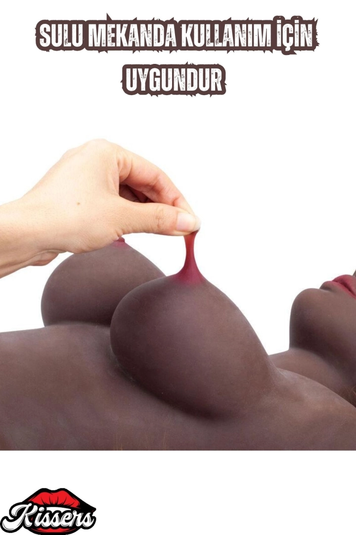 #6484 - Ultra Mega Boy Zenci Realistik Manken Oral Anal Vajinal Suni Vajina 11&quot;