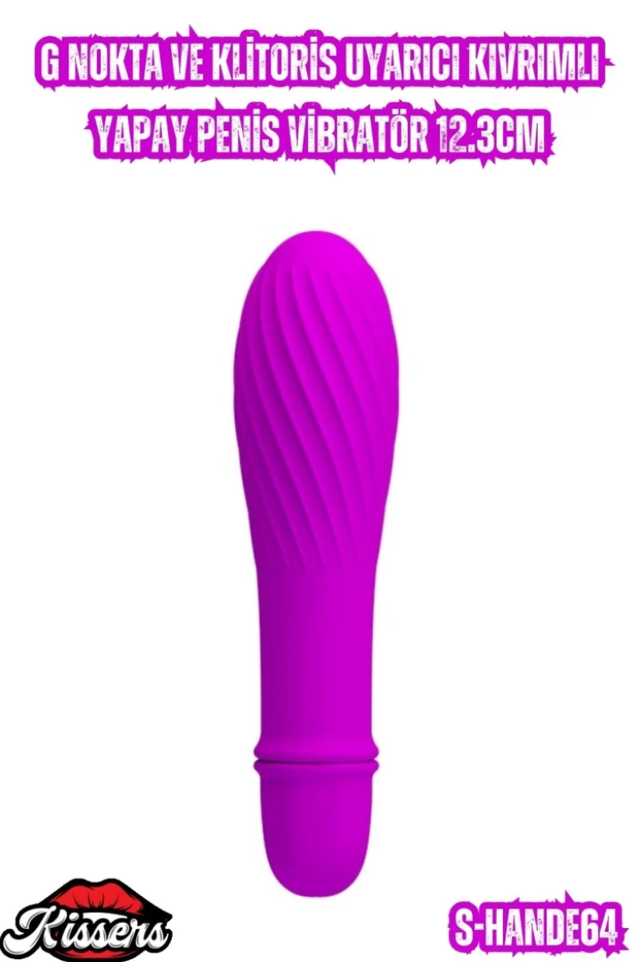 #6866 - Kadınlar için G Nokta ve Klitoris Uyarıcı Vibratör 12.3 Cm