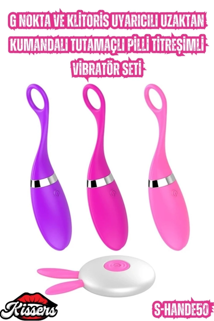 #6877 - G Nokta ve Klitoris Uyarıcılı Titreşimli Vibratör Seti