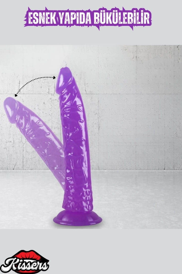 #6508 - Realistik Dokuda Mini Dildo Vantuzlu Gerçekçi Yapay Penis 14 CM