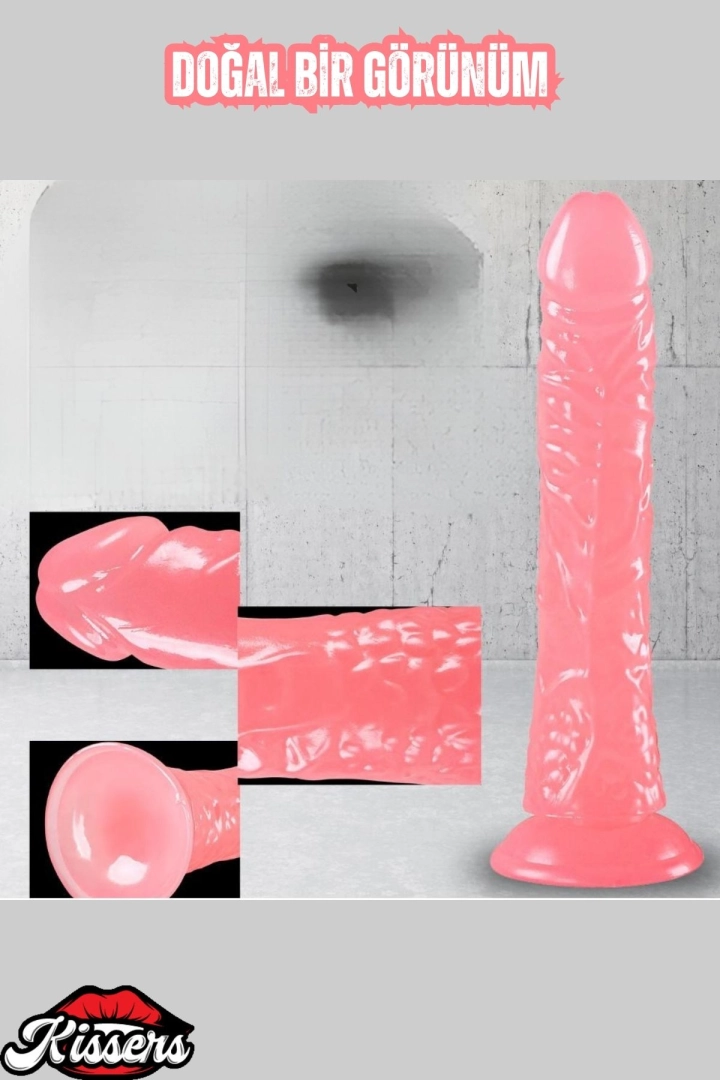 #6513 - Realistik Dokuda Dildo Vantuzlu Gerçekçi Yapay Penis 21 CM