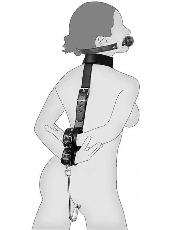 #8131 - NOXXX Fetish Art Anal Kancalı Esaret Seti
