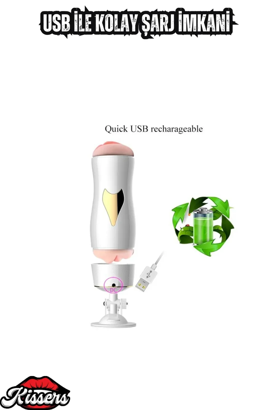 #1224 - Yüksek Performanslı Titreşimli Otomatik Mastürbatör
