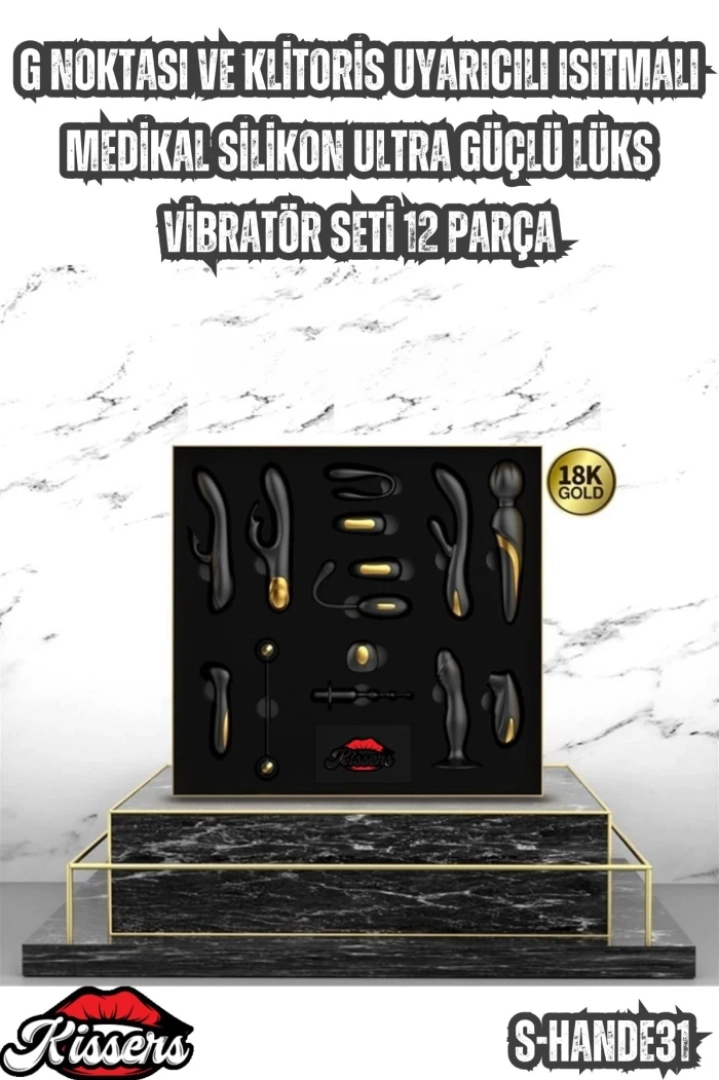 #6895 - G Noktası ve Klitoris Uyarıcılı Isıtmalı Medikal Silikon Vibratör