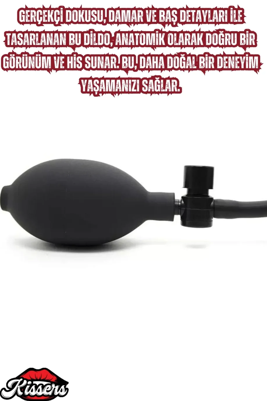 #1241 - Şişirilebilir Silikon Anal Butt Plug ve Realistik Dildo Seti