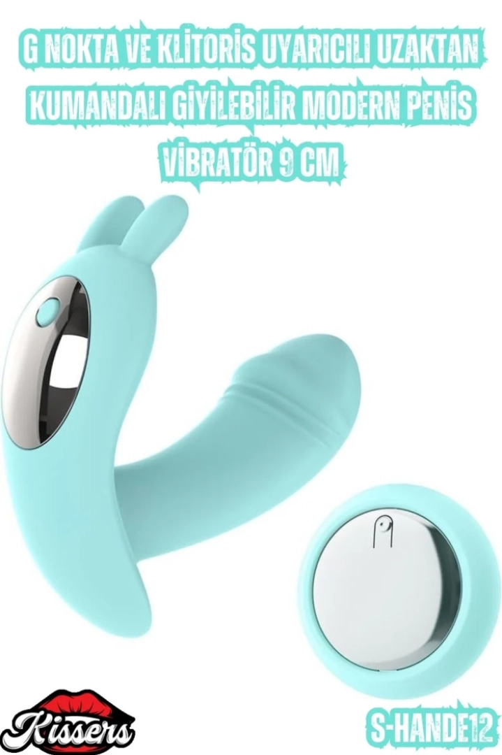 #6914 - Uzaktan Kumandalı G Nokta ve Klitoris Uyarıcılı Penis Vibratörü