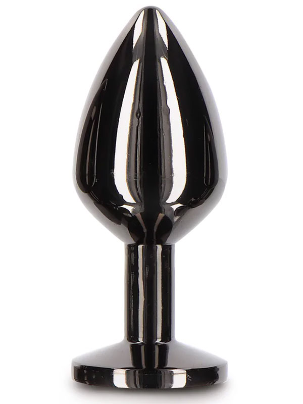 #7946 - NOXXX Siyah Alüminyum Anal Plug Orta