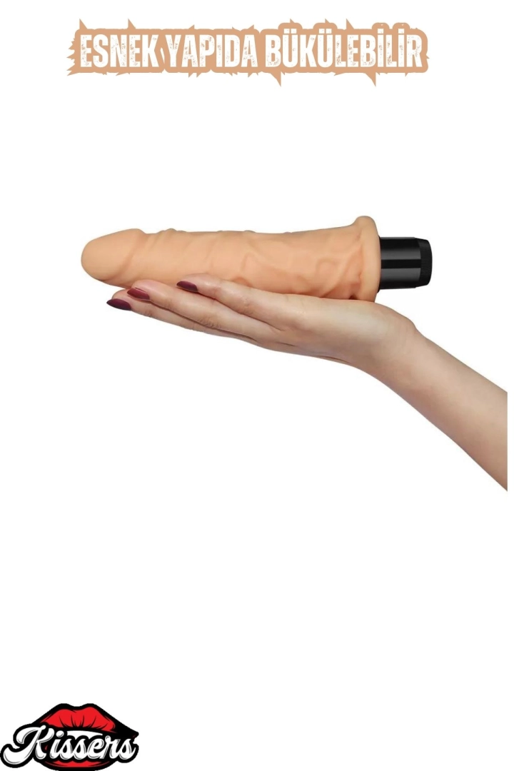 #6591 - Çift Katmanlı Ultra Realistik ve Yumuşak Dokulu Anal Dildo Penis Vibra