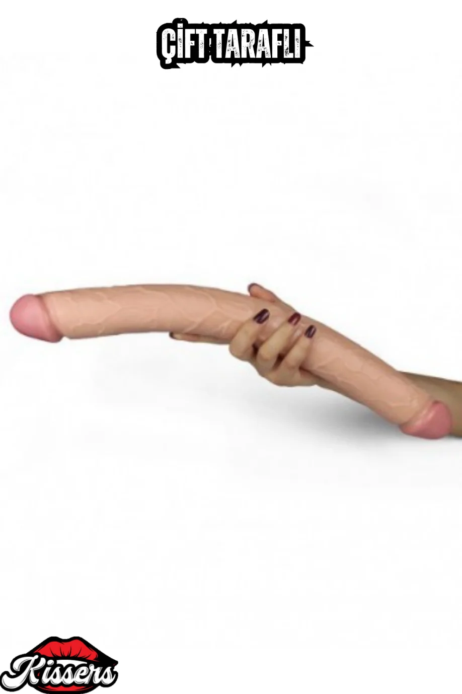 #1796 - Ultra Realistik Damarlı Dokulu Çift Taraflı Penis Dildo