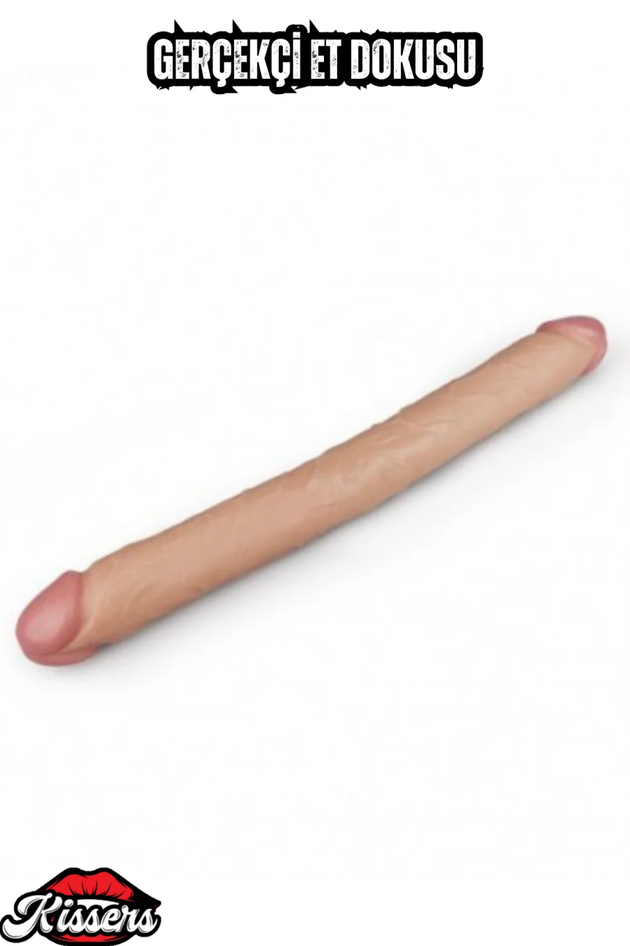 #1797 - Ultra Realistik Damarlı Dokulu Çift Taraflı Penis Dildo