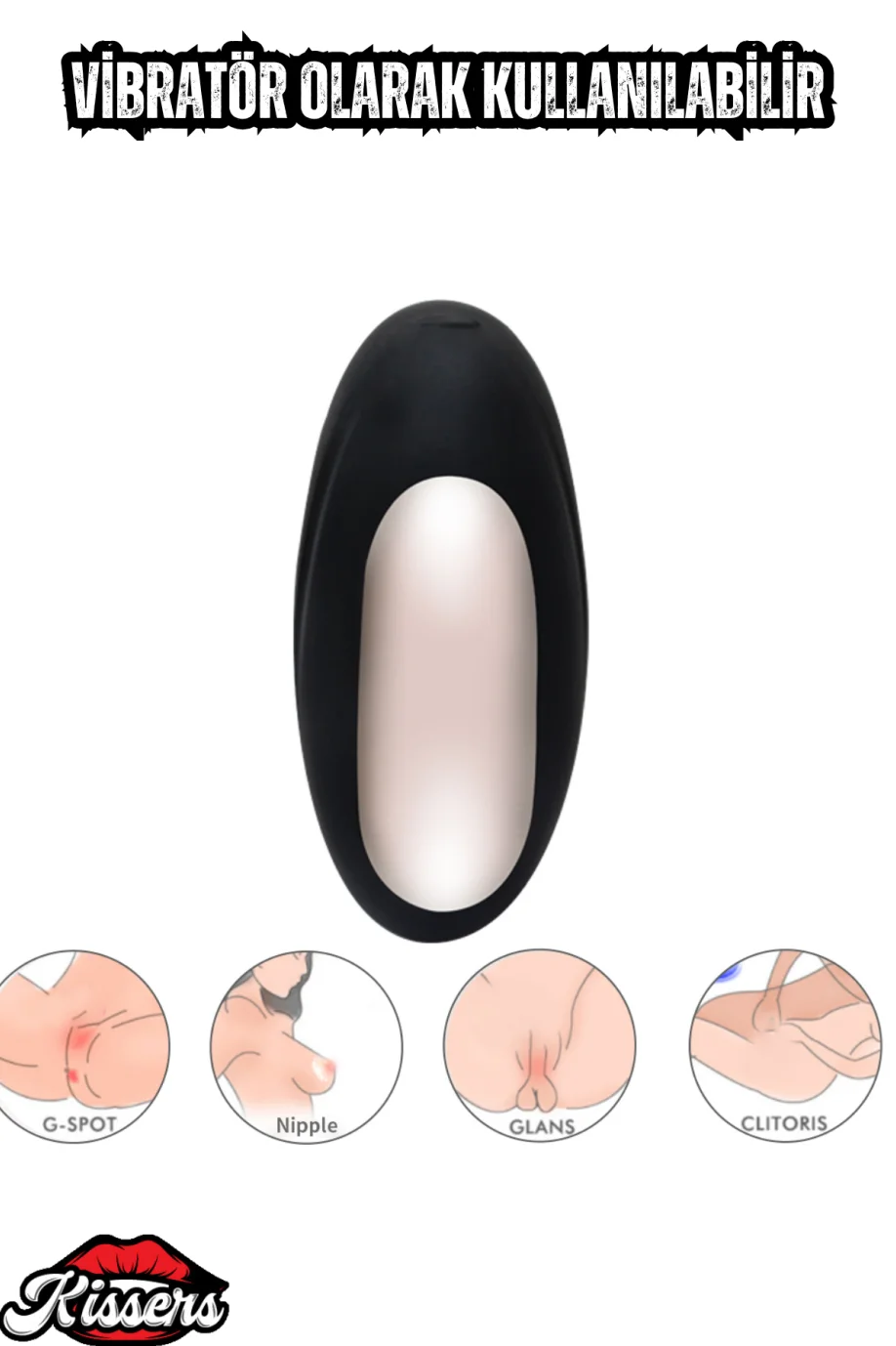 #1880 - 10 Modlu Titreşimli Klitoris Uyarıcılı Penis Halkası & Vibratör