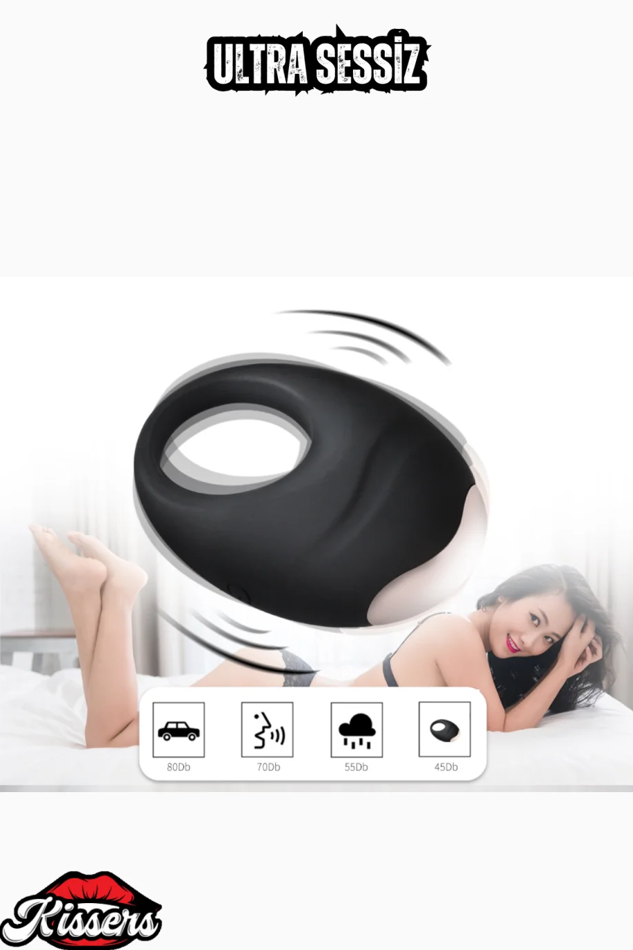 #1882 - 10 Modlu Titreşimli Klitoris Uyarıcılı Penis Halkası & Vibratör