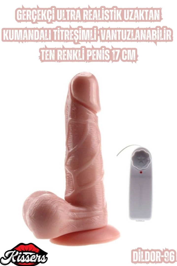 #6999 - Gerçekçi Ultra Realistik Titreşimli Penis 17 Cm