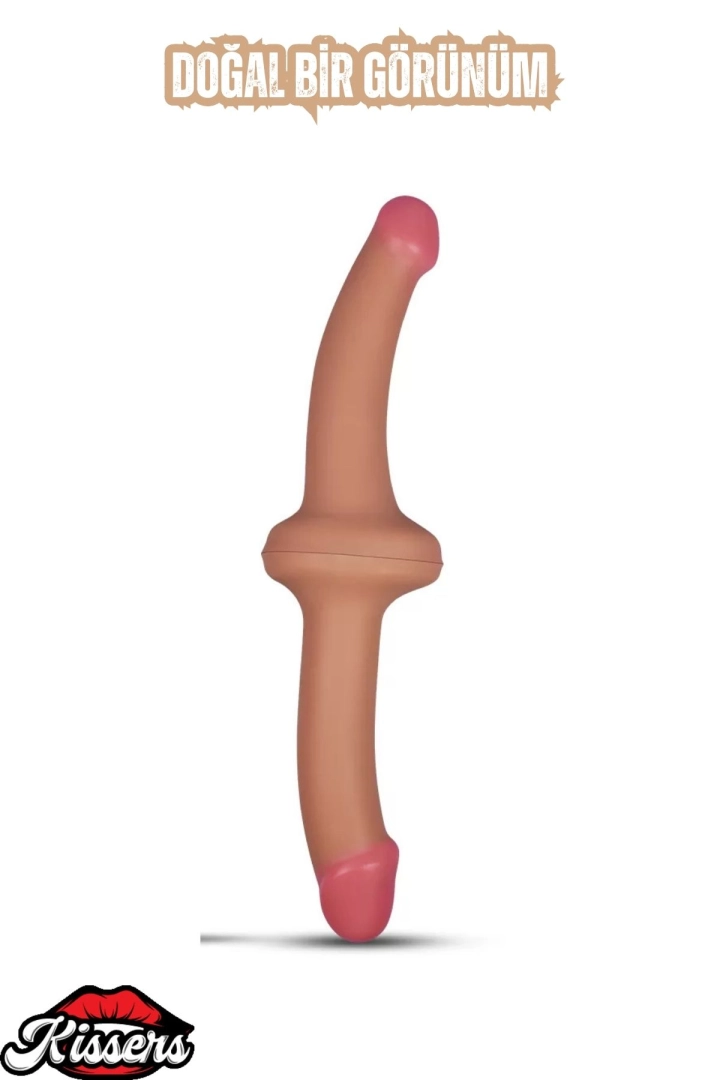 #6629 - Ultra Yumuşak Esnek Çift Taraflı Realistik Dildo 32 CM