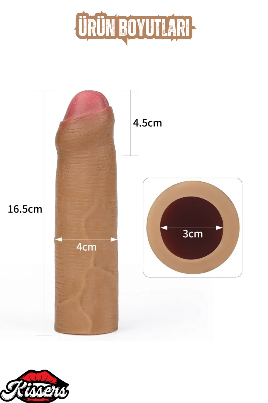 #2019 - Premium Sünnetsiz Silikon Penis Kılıfı