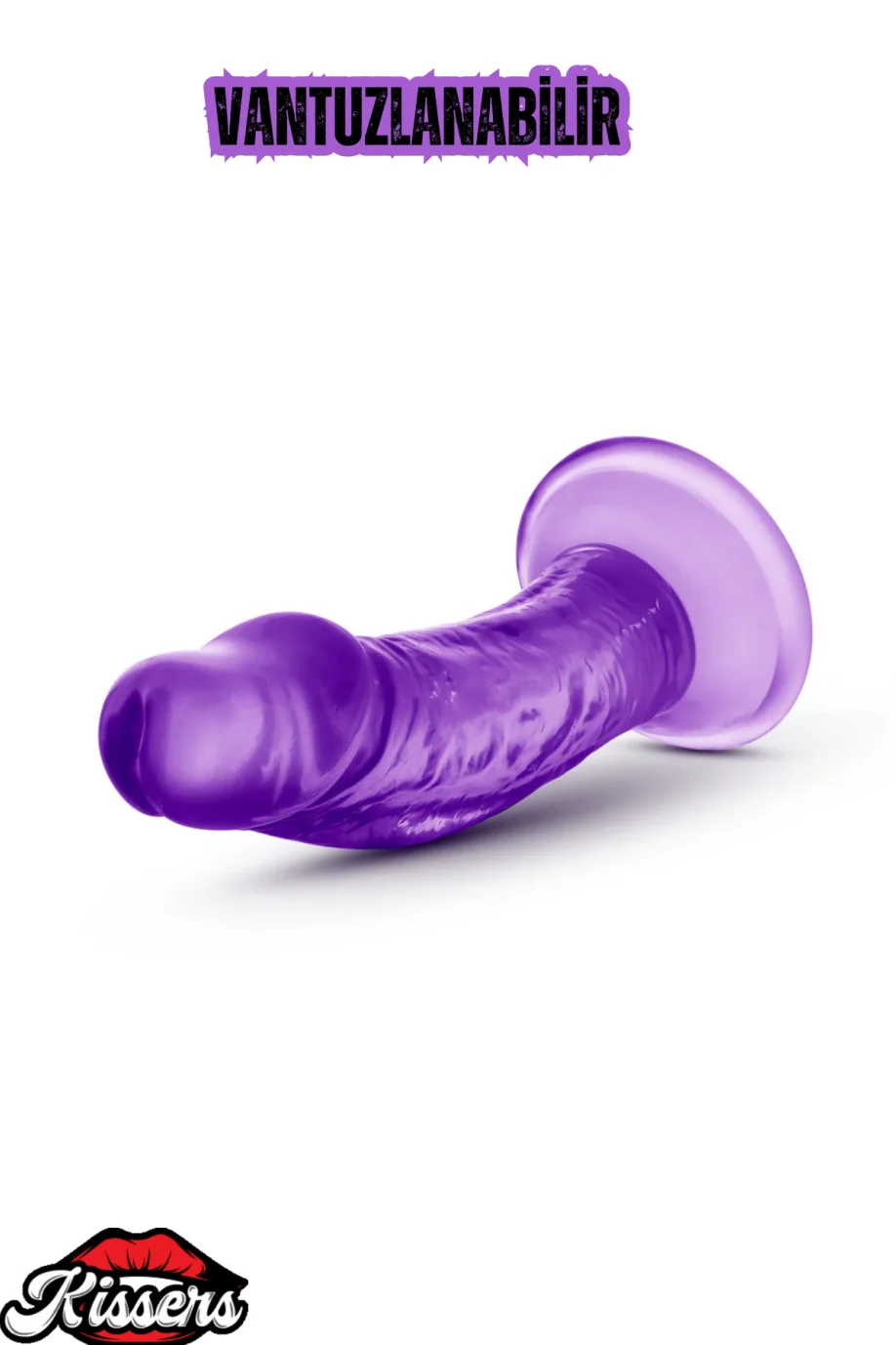 #2127 - Gerçekçi Damarlı Jel Penis Dildo 14,5 CM