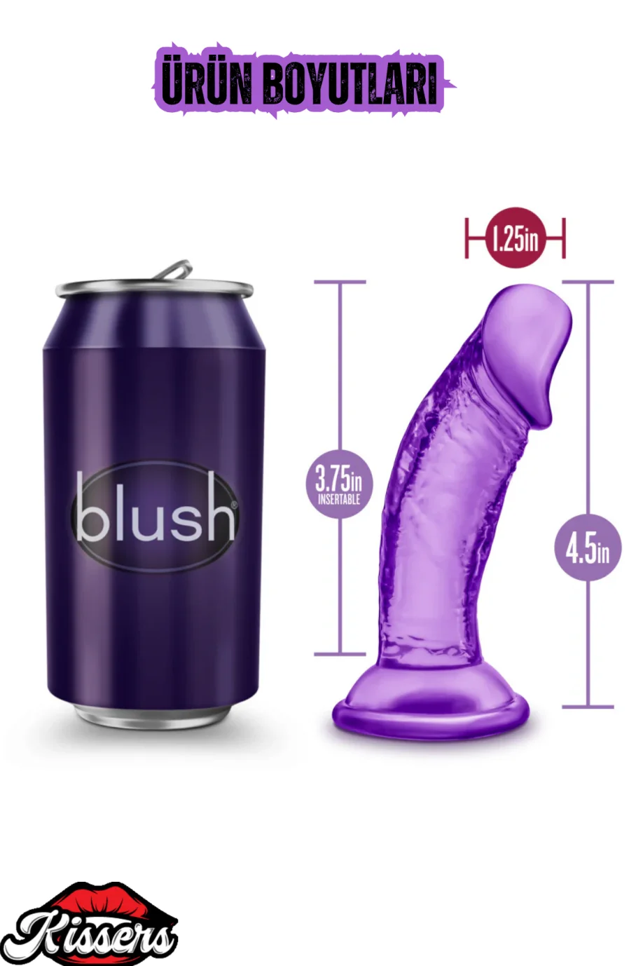 #2128 - Gerçekçi Damarlı Jel Penis Dildo 14,5 CM
