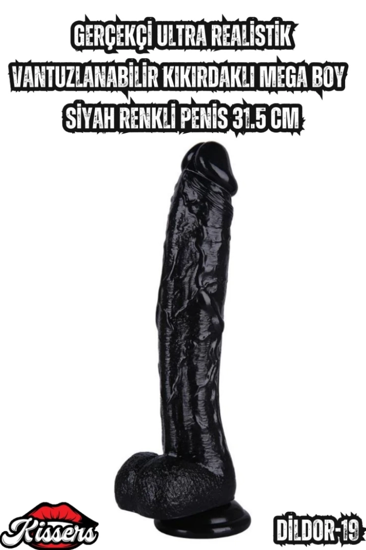 #7073 - Gerçekçi Ultra Realistik Vantuzlanabilir Kıkırdaklı 31.5 Cm