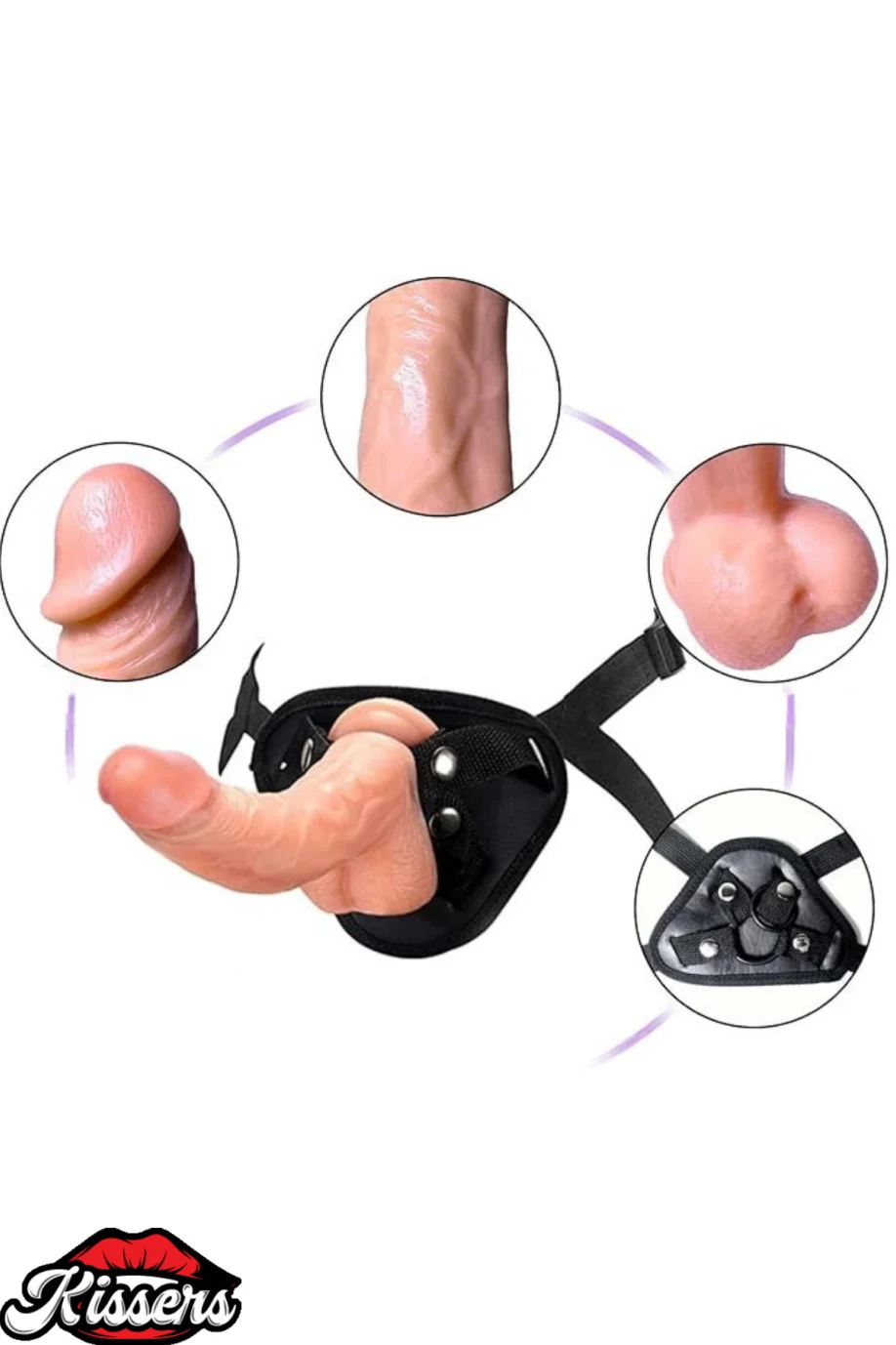 #2410 - Gerçekçi Ten Rengi Damarlı Dildo Penis 21 cm