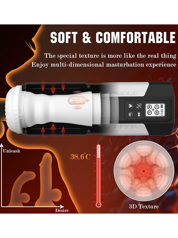 #7940 - NOXXX Max Thrust Isıtmalı Şarjlı Vakumlu Mastürbatör