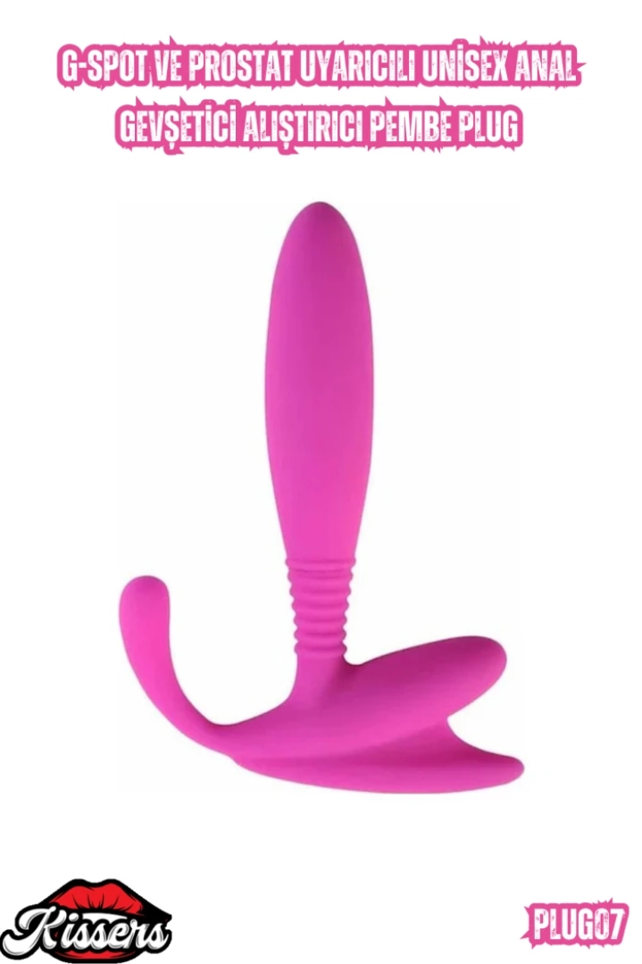#7199 - G-Spot ve Prostat Uyarıcılı Anal Gevşetici Pembe Plug