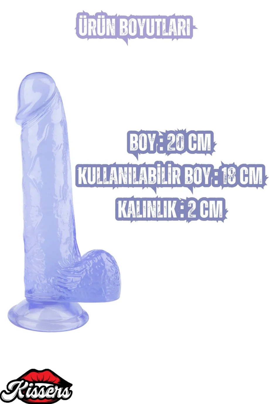 #2753 - Ultra Realistik Damarlı Dildo Penis 20 cm