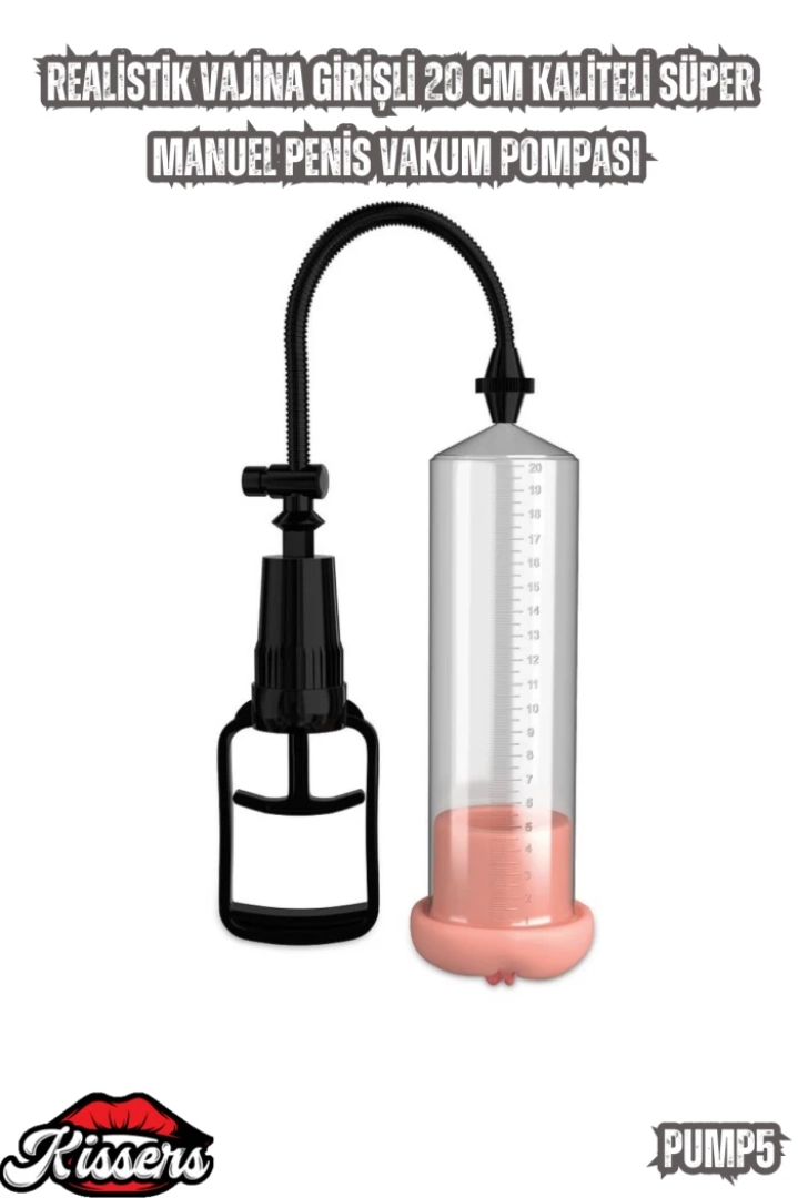 #7239 - 20 Cm Kaliteli Manuel Penis Vakum Pompası