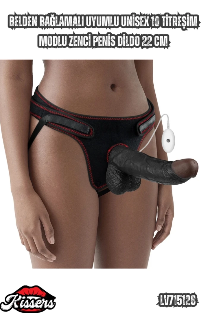 #7254 - Şarj Edilebilir Titreşimli Penis Dildo 22 Cm
