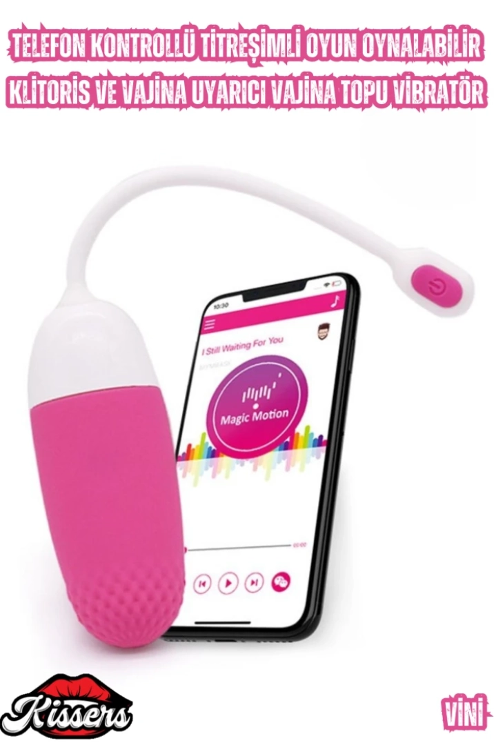 #7300 - Telefon Kontrollü Titreşimli Vajina Topu Vibratör