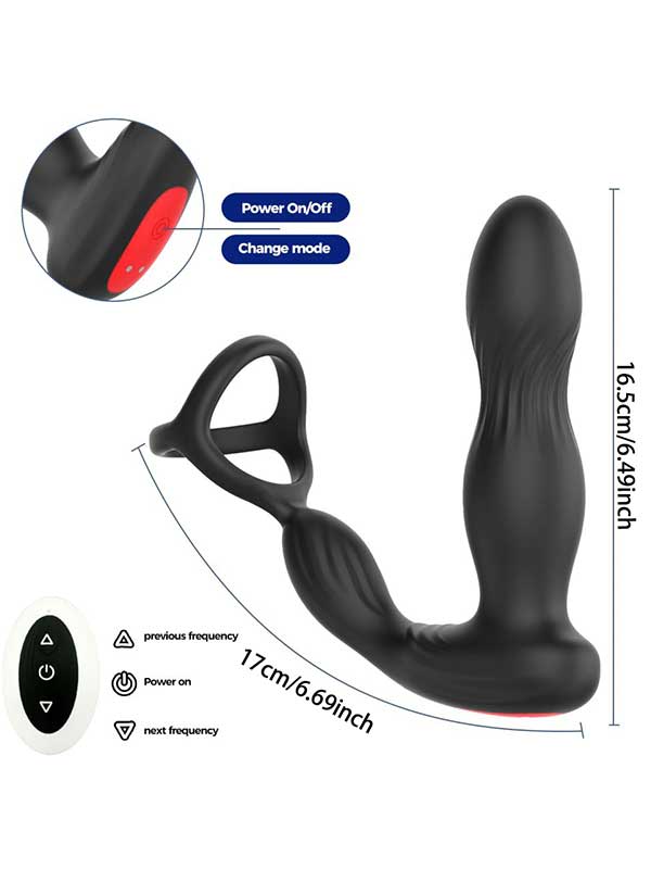 #7887 - NOXXX Titan İleri Geri Hareketli Halkalı Anal Vibratör