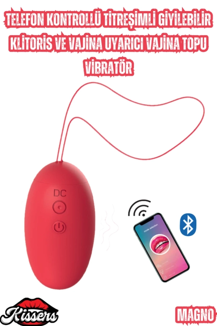 #7340 - Telefon Kontrollü Titreşimli Vajina Topu Vibratör