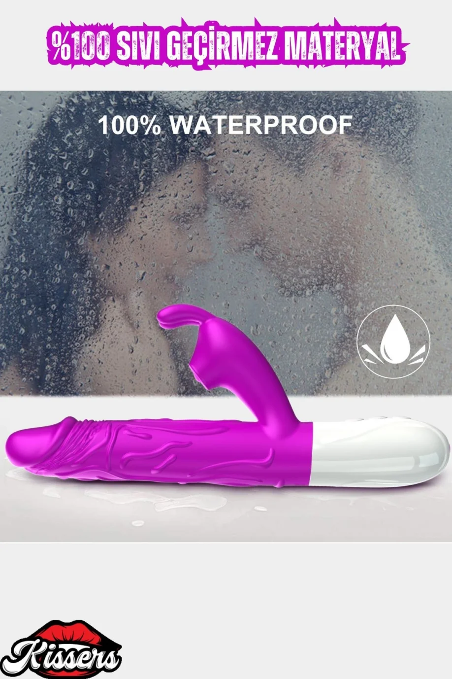 #3387 - Yüksek Performanslı Titreşimli Isıtmalı Rabbit Vibratör