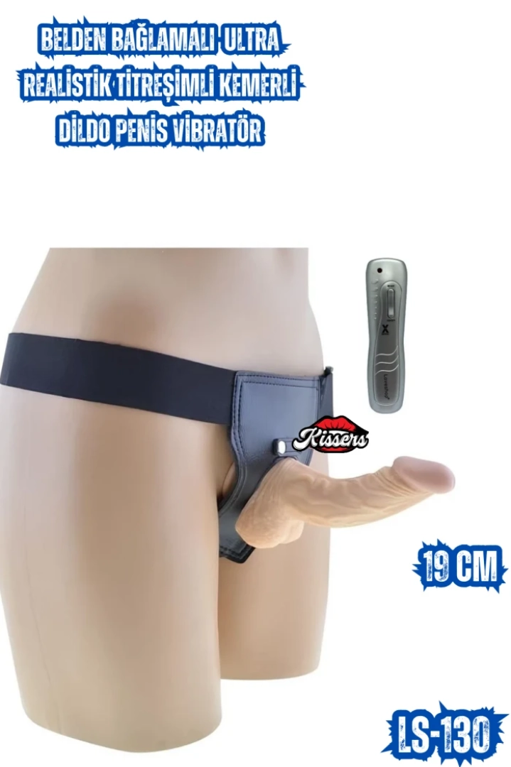 #7382 - Titreşimli Kemerli Dildo Penis Vibratör