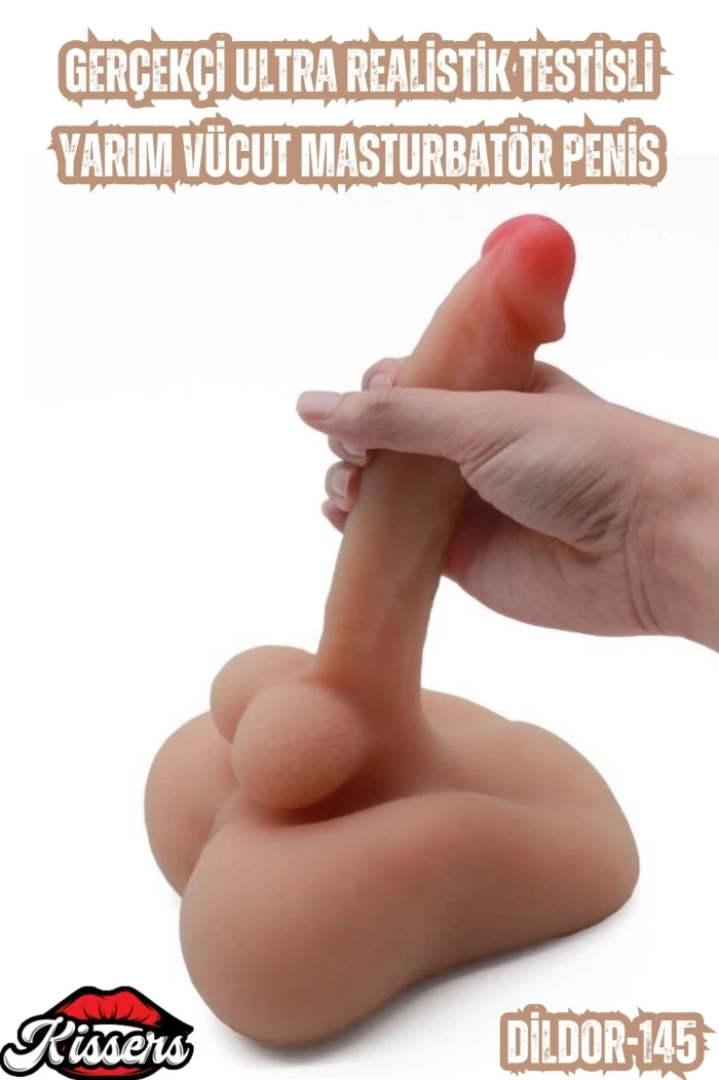 #6731 - Gerçekçi Ultra Realistik Yarım Vücut Masturbatör Penis