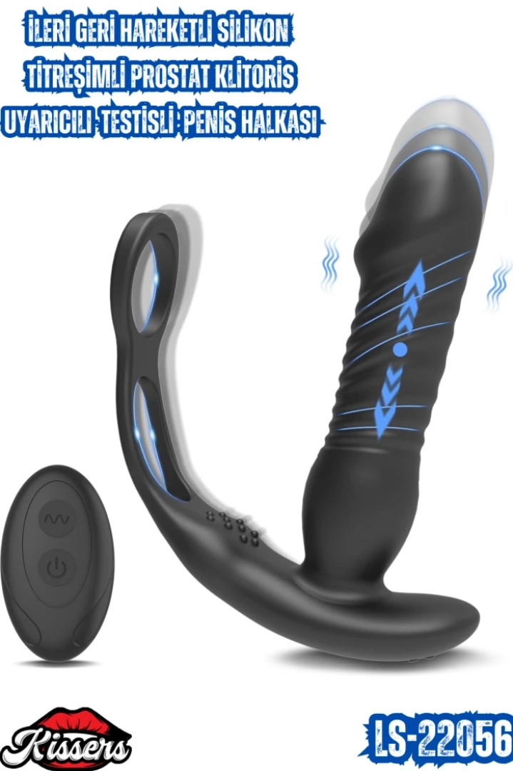 #7407 - Titreşimli ve Klitoris Uyarıcılı Penis Halkası