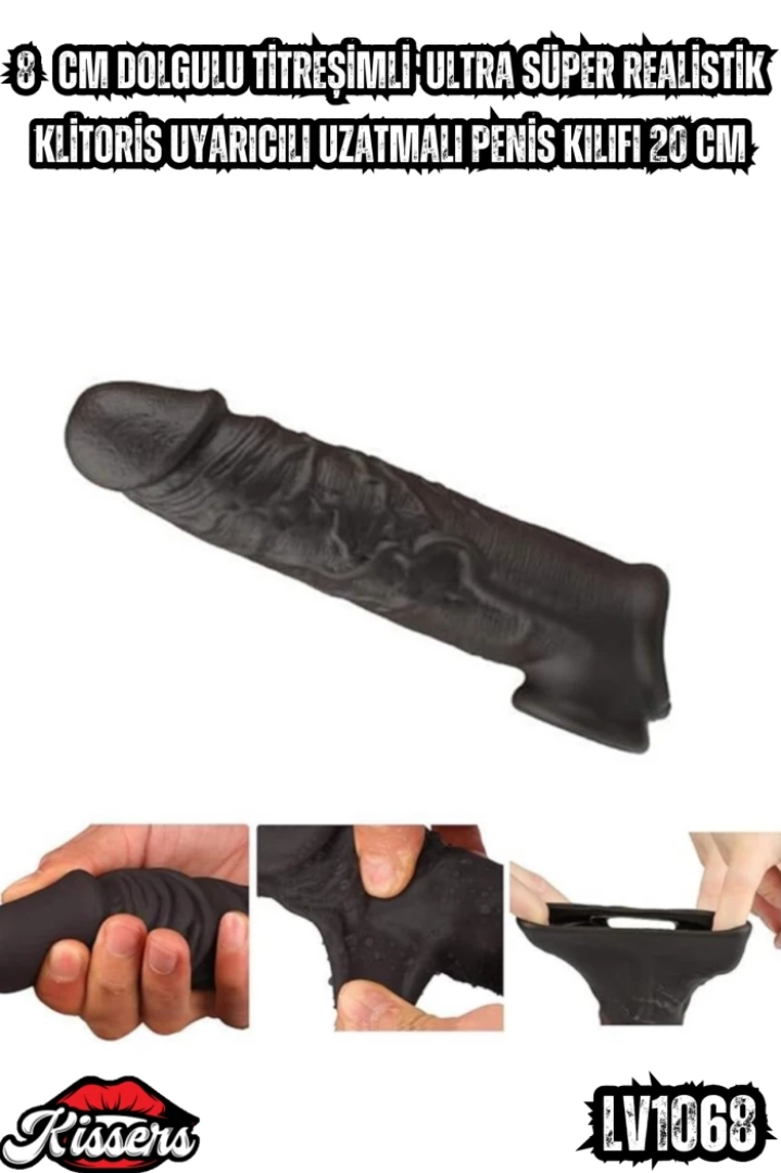 #7419 - Zenci Penis Kılıfı 20 CM