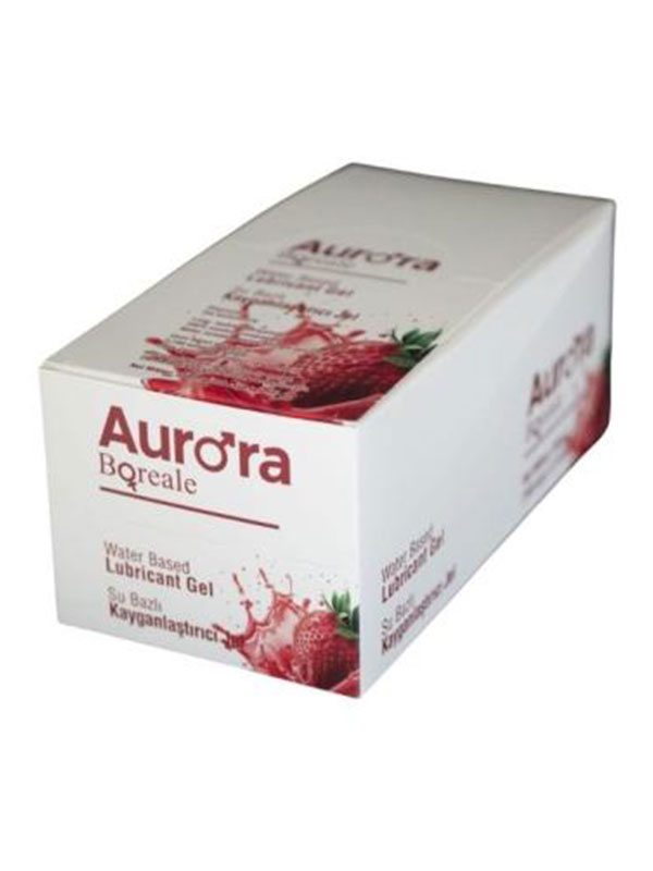#8129 - Aurora Boreale 5ml Şase Çilekli Kayganlaştırıcı Jel 100 Adet